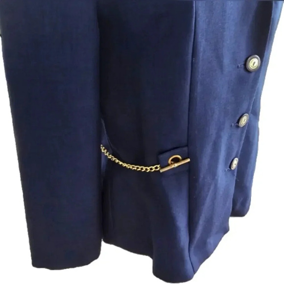 Periwinkle brand Blazer with lining Navy Blue Size 10 - Picture 2 of 8